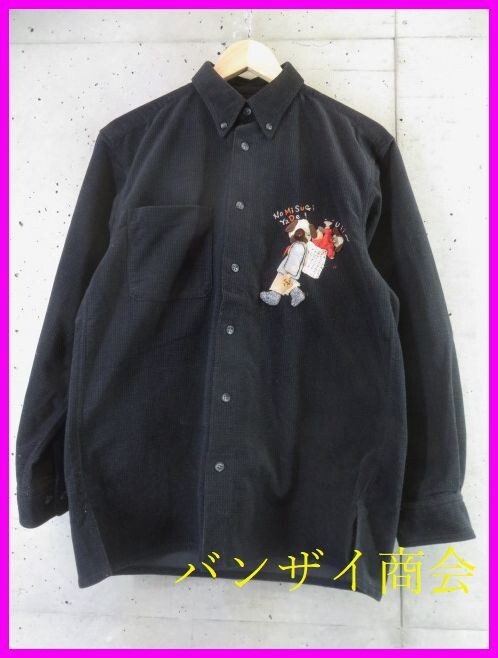 8080b15◆良品です◆OTTO-GIOIA オットー 豪華刺繍 長袖ソフトコーデュロイシャツ 2/ジャケット/ブルゾン/ニットセーター/パンツ/ベスト拍卖
