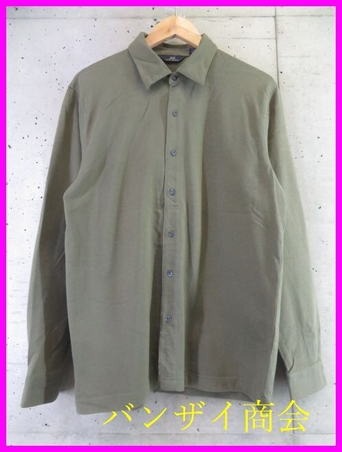 6180b9◆良品です◆Brooks Brothers ブルックスブラザーズ スウェット地 長袖コットンシャツ S/ジャケット/ニットセーター/スーツ/パンツ拍卖