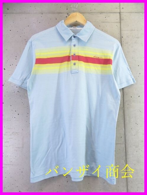 【送料300円可】0380b11◆良品です◆Energie エナジー サーフデザイン 半袖ポロシャツ M/デニムジャケット/ジーンズ/ジーパン/パンツ拍卖