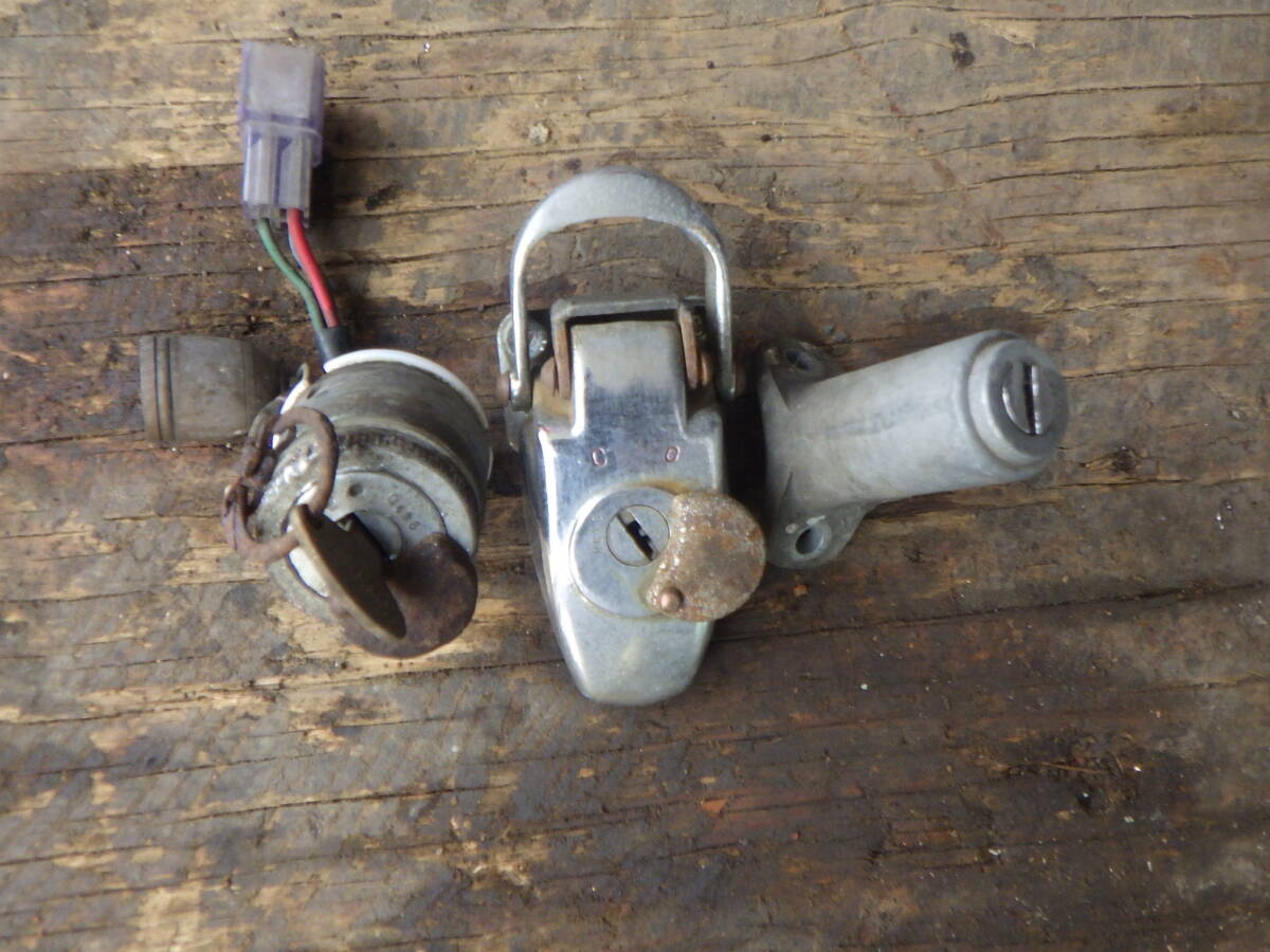 富士重工 ラビット125 S301 メイン イグニッション シート サイド キー シリンダー 検(S202 S211拍卖