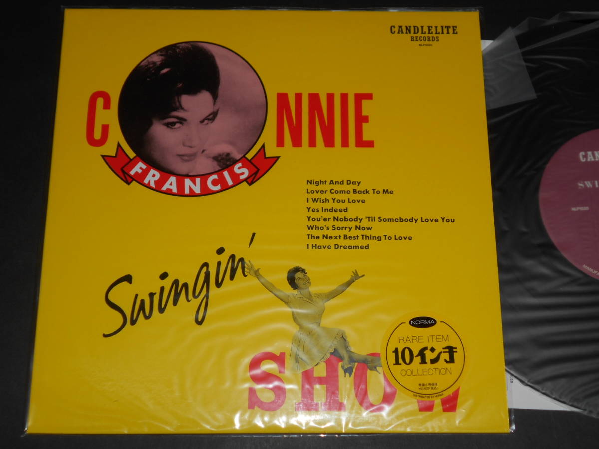 10インチ・デッドストック・新品!Swingin' Show/Connie Francis(Candlelite 日本盤 Norma再発)拍卖