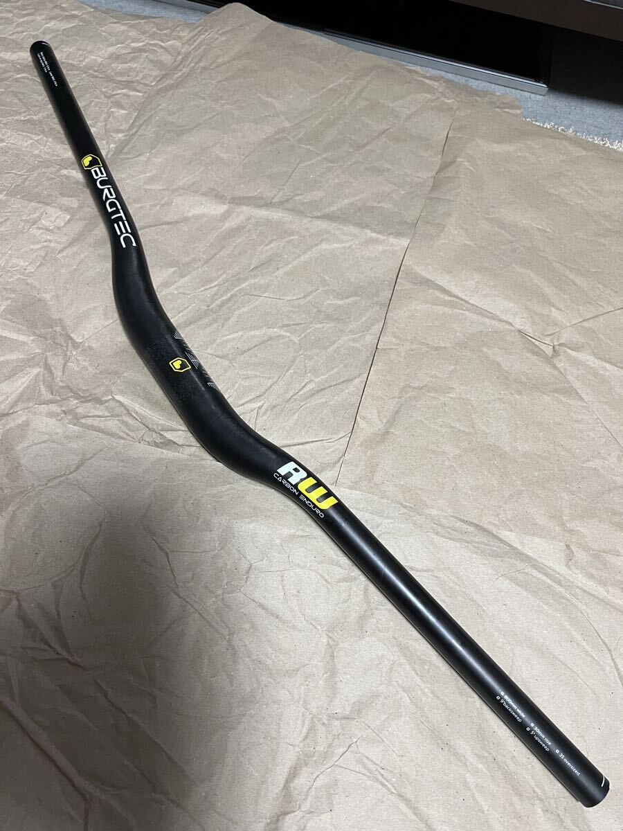 BURGTEC RideWide Enduro Carbon バーグテック カーボン ライザーバー 30mmライズ 35mm径 770mmカット済み 未使用品に近い拍卖