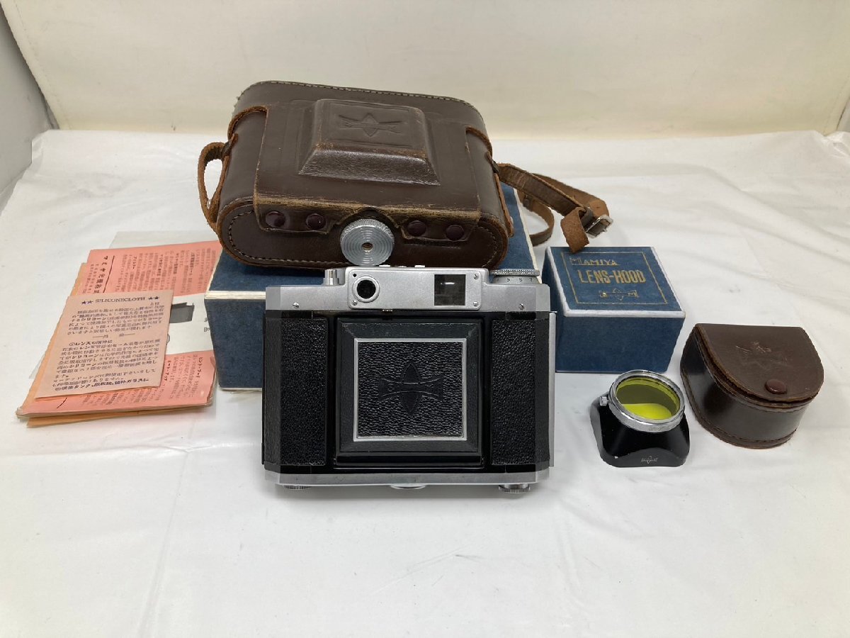 ◆MAMIYA マミヤ 蛇腹カメラ MAMIYA-6 箱,カバー,レンズ等付属 動作未確認 現状 ジャンク◆16009★拍卖