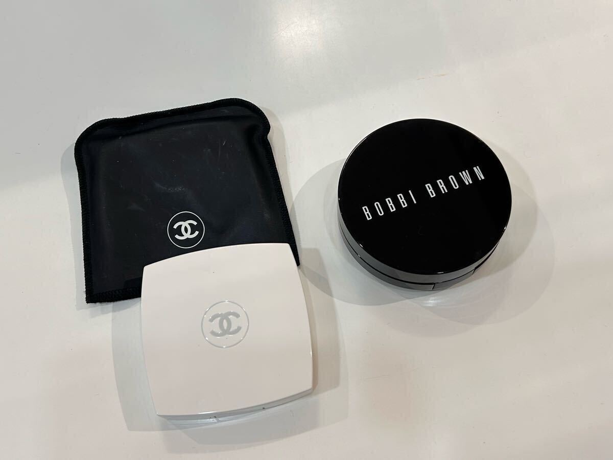 まとめケース二点、CHANELシャネルle Blanc ファンデーション ボビーブラウンクッションファンデーション用拍卖