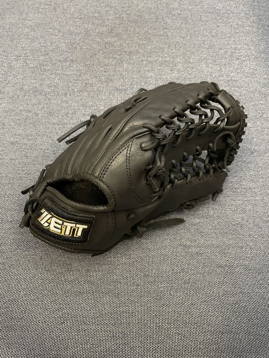 ZETT 野球 軟式 グローブ 一般用 大人 右投げ グラブ 右利き 外野 ゼット 黒 ブラック 学生 ロング 即戦力 匿名配送 送料無料拍卖