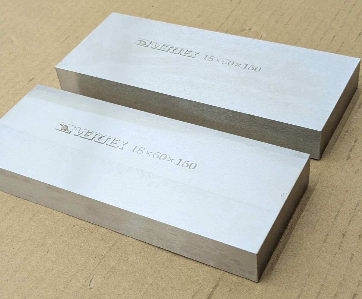 バーテックス パラレルブロック TP-100 18×60 2PCS VERTEX ゲージブロック 平行台拍卖