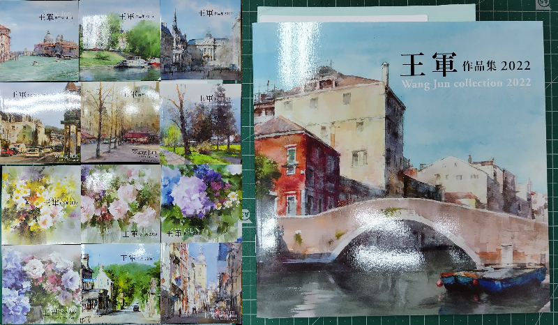 13冊セット 王軍 作品集 2009~2022年 ※2020年欠品 OU GUN 一枚の繪 ●H5231拍卖