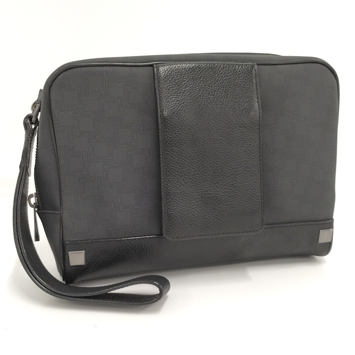 dunhill セカンドバッグ ディーエイト PVC レザー L3LK91B拍卖