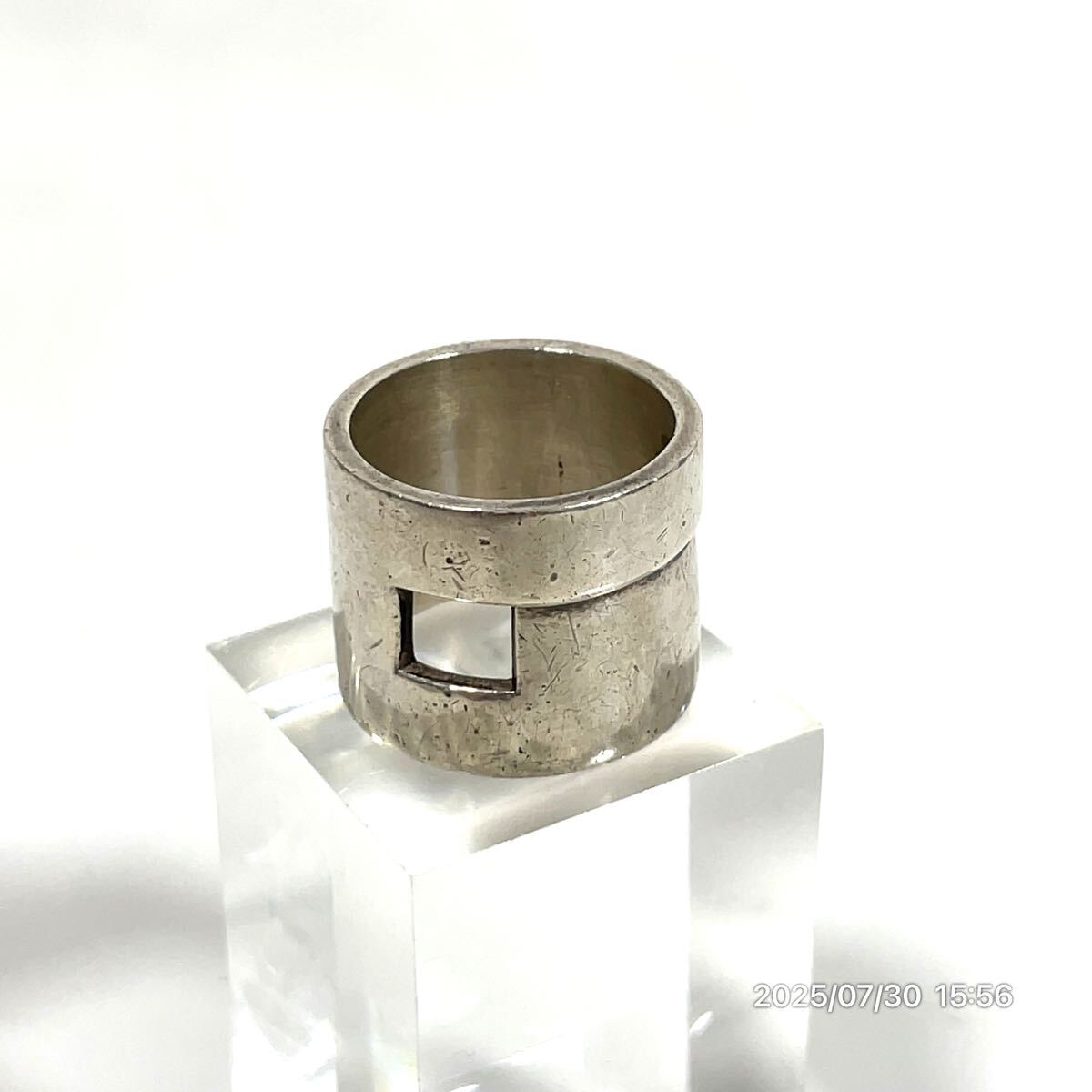 SILVER925 SV925 GUCCI グッチ Gロゴ シンプル リング 指輪 アクセサリー 装飾品 ファション 小物拍卖