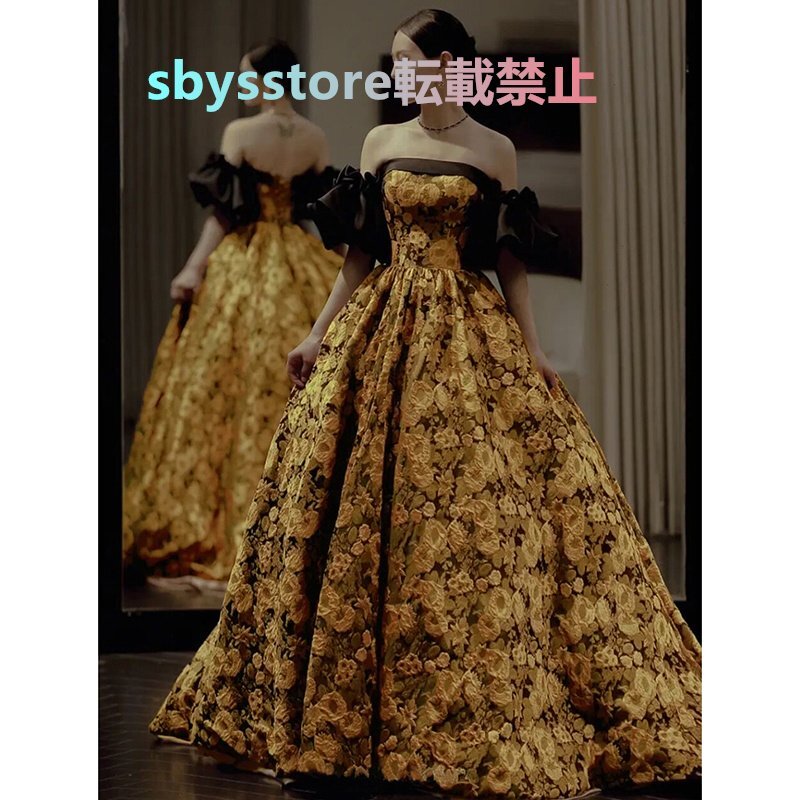 ウエディングドレス カラードレス 結婚式 披露宴 パーティー 演奏会 発表会 ステージ拍卖