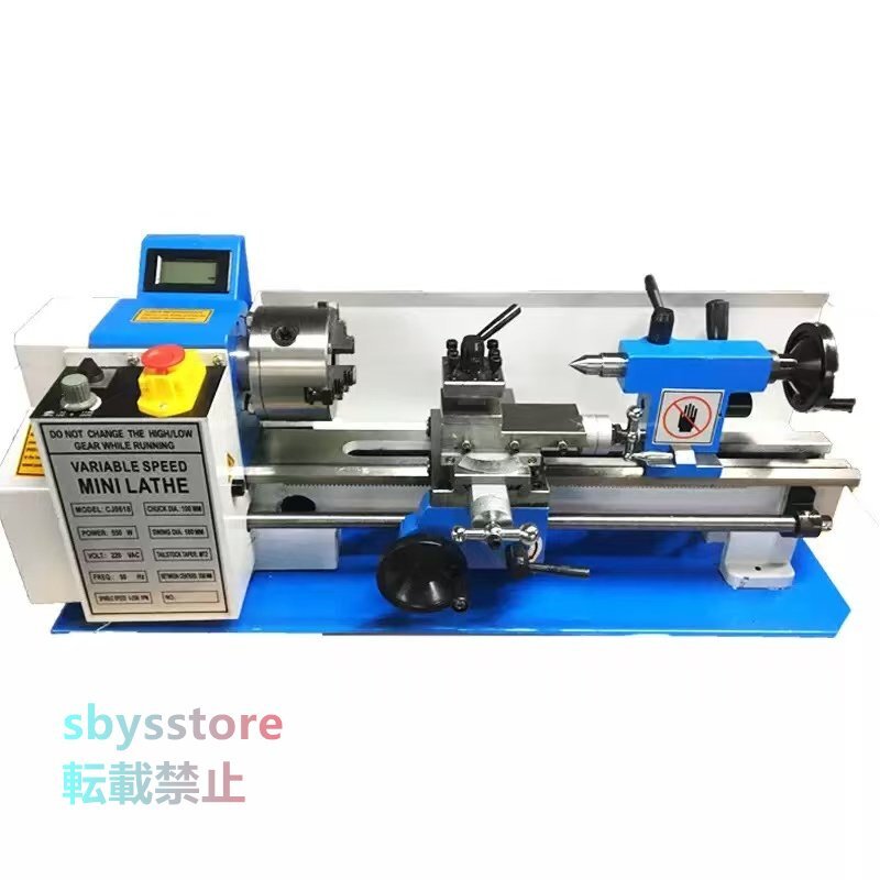 家庭用小型旋盤 CJ0618 卓上精密ミニ旋盤 教育用工作機械拍卖