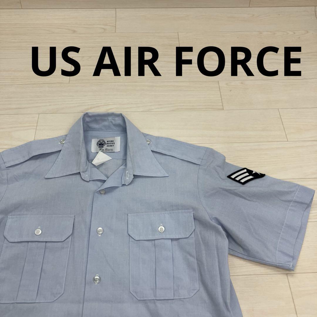 US AIR FORCE ユーエスエアフォース 空軍 半袖シャツ ドレスシャツ W26094拍卖