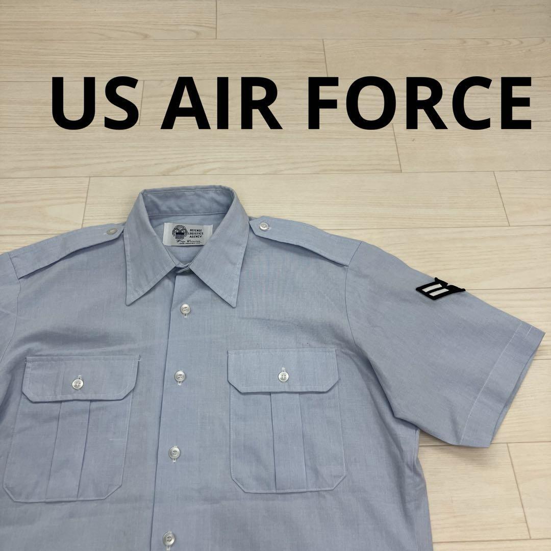 US AIR FORCE ユーエスエアフォース 空軍 半袖シャツ ドレスシャツ W26095拍卖