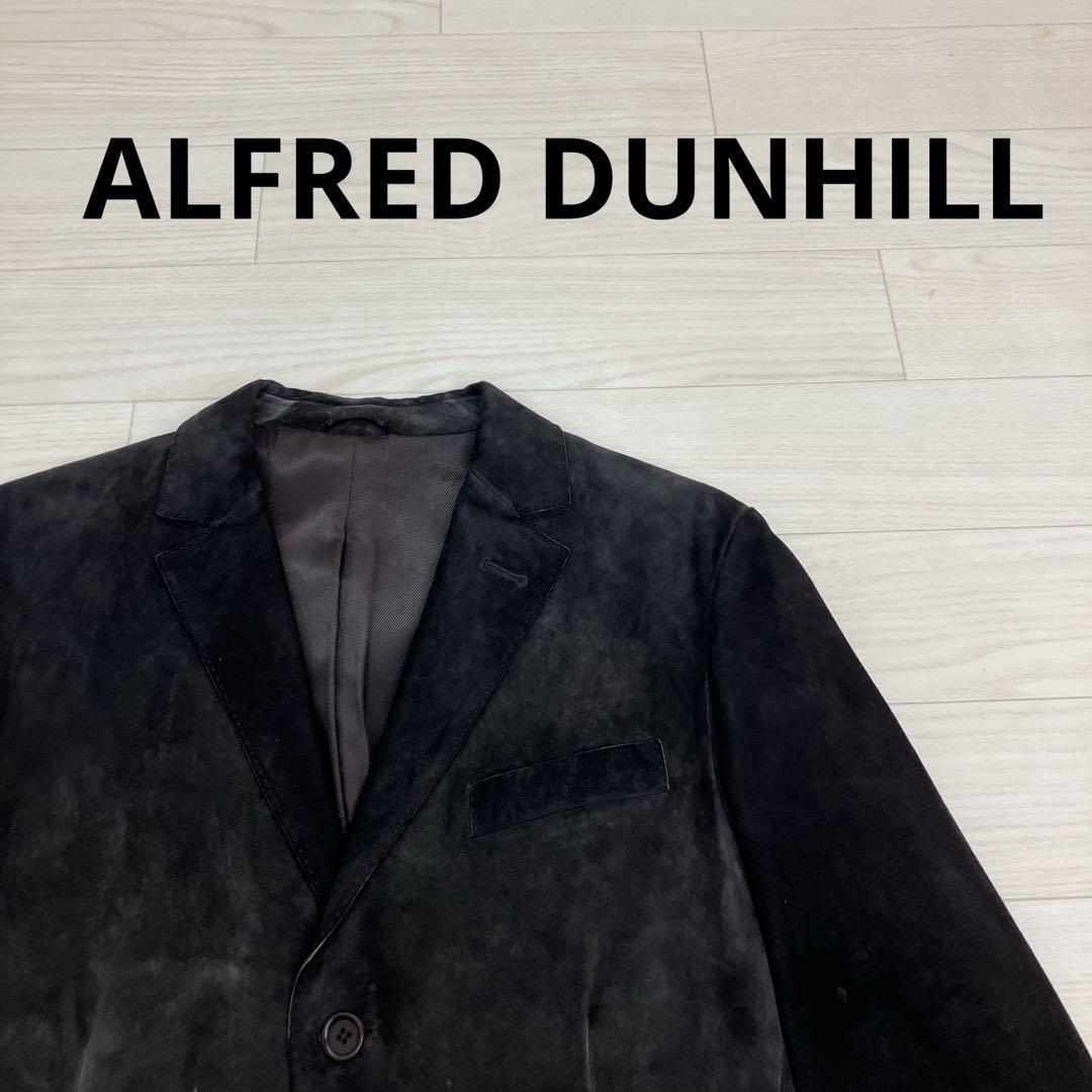 ALFRED DUNHILL アルフレッドダンヒル カーフスキン レザージャケット ブレザー イタリア製 W26125拍卖