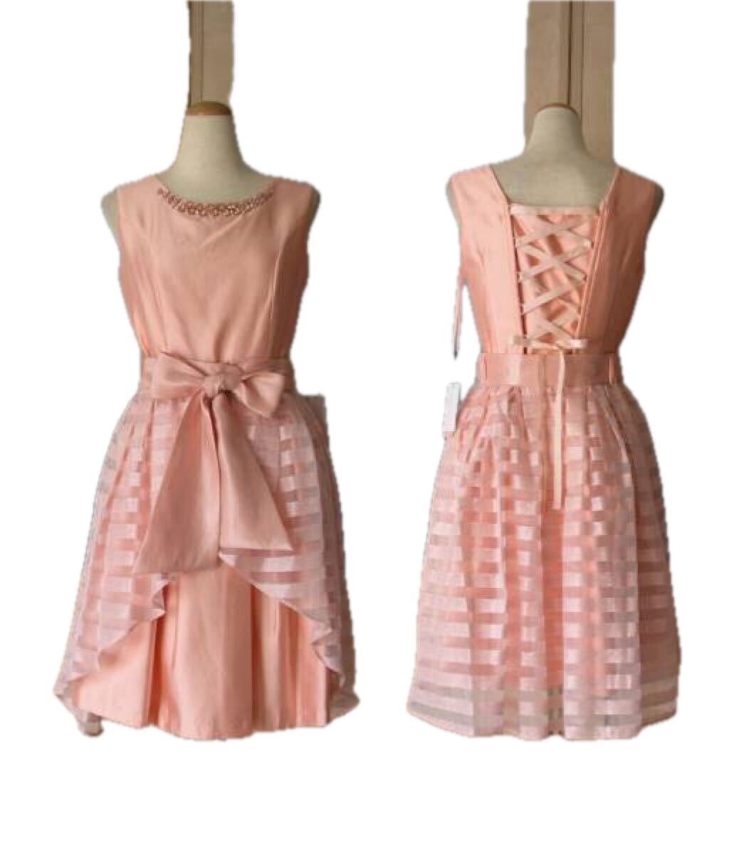 結婚式・お呼ばれ/size38*9号◆上質*フェミニン2Wayフォーマルドレス¥23,760のお品拍卖