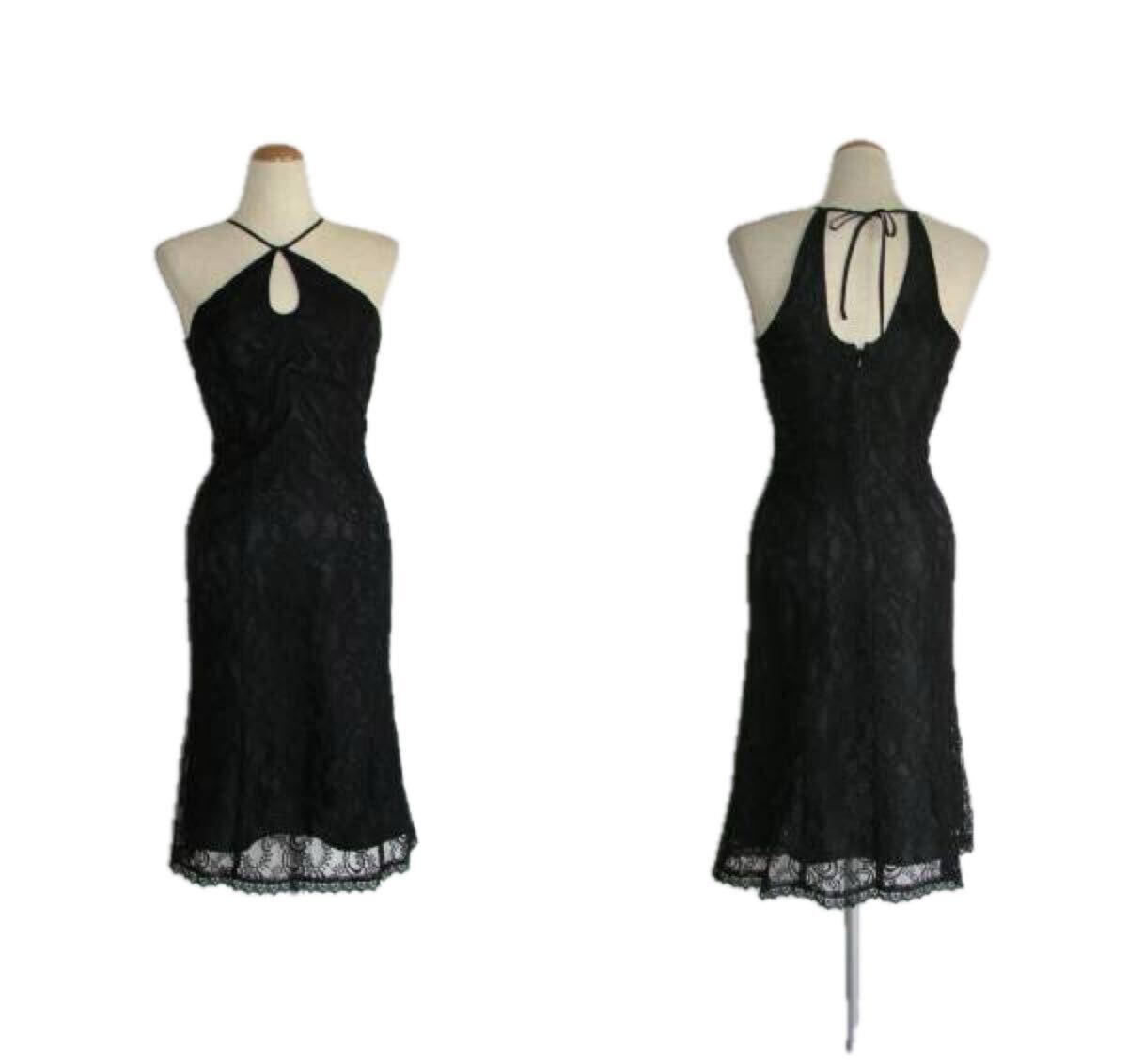 ナネットレポー/size2/7号相当◆高品質*高級レース*素敵なドレス**結婚式・舞台¥35,700のお品*値下げ拍卖