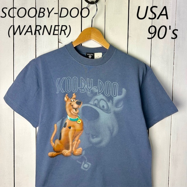 T●186 USA古着 90s USA製 WB ワーナー スクービードゥー Tシャツ M シングルステッチ オールド ヴィンテージ 1998年 ムービーT拍卖