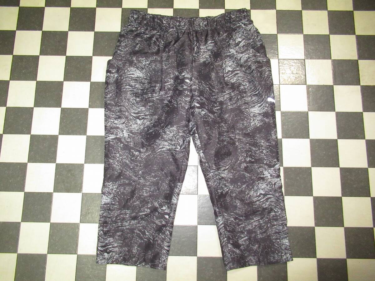 ★PUMA/プーマ★良品 M 3/4ナイロンヨガパンツ 総柄ブラック拍卖