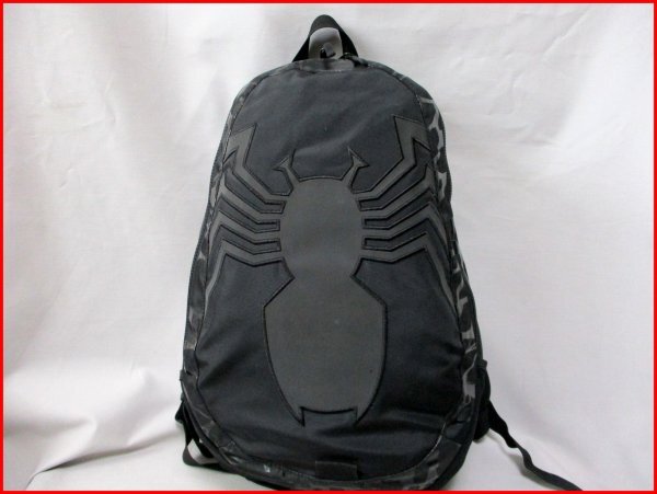 SPIDER-MAN/スパイダーマン◇BIOWAORLD バックパック BK モバイルポケット付 背当てメッシュクッション付 H51cm拍卖