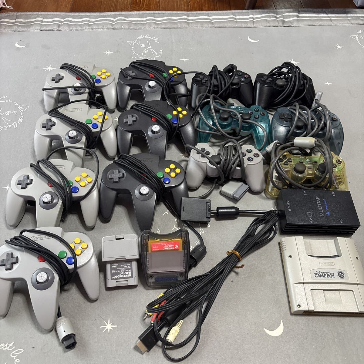 コントローラー64 コントローラ Nintendoとプレステションコントローラーです。 任天堂拍卖