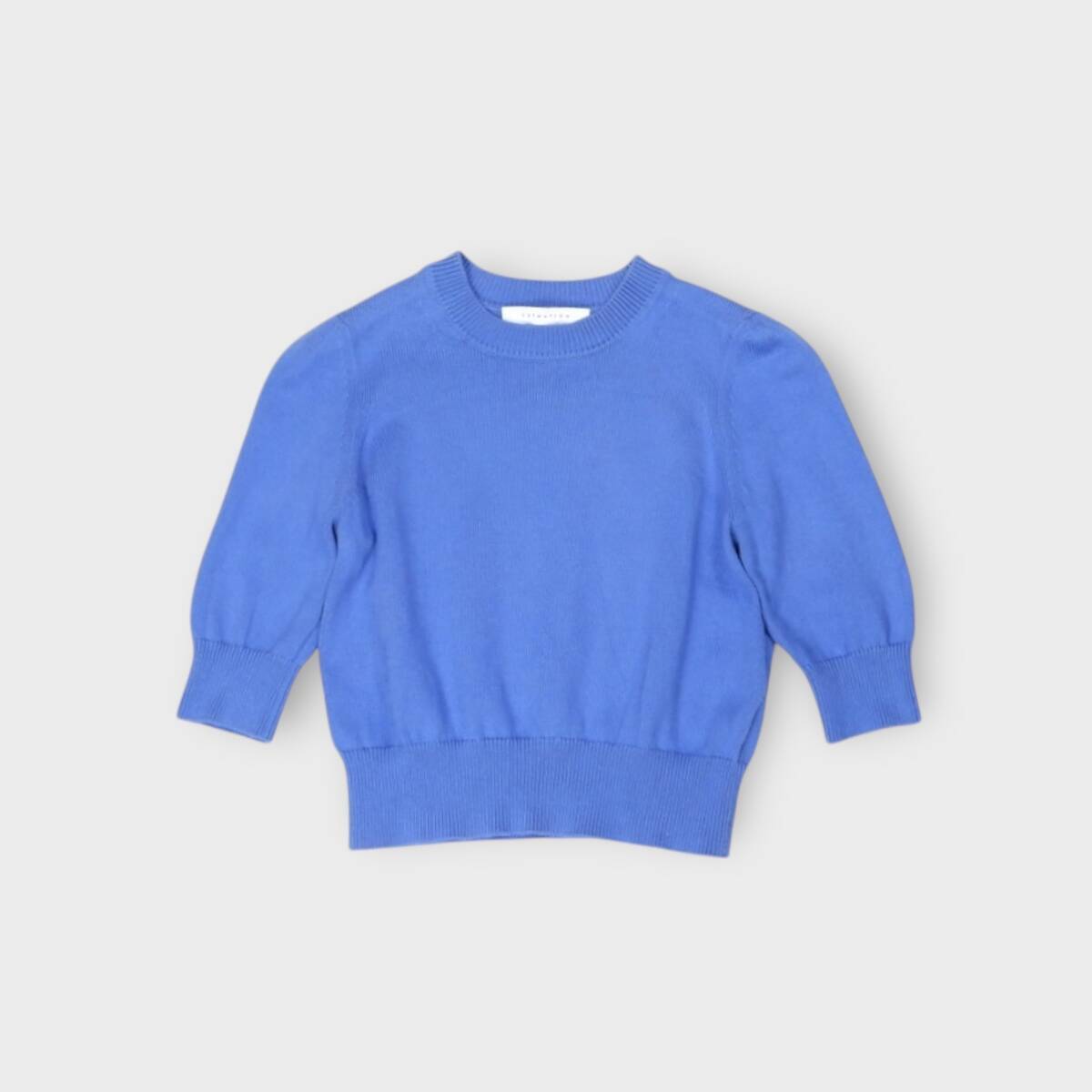 ESTNATION【コットンクロップドクルーネックニット】拍卖