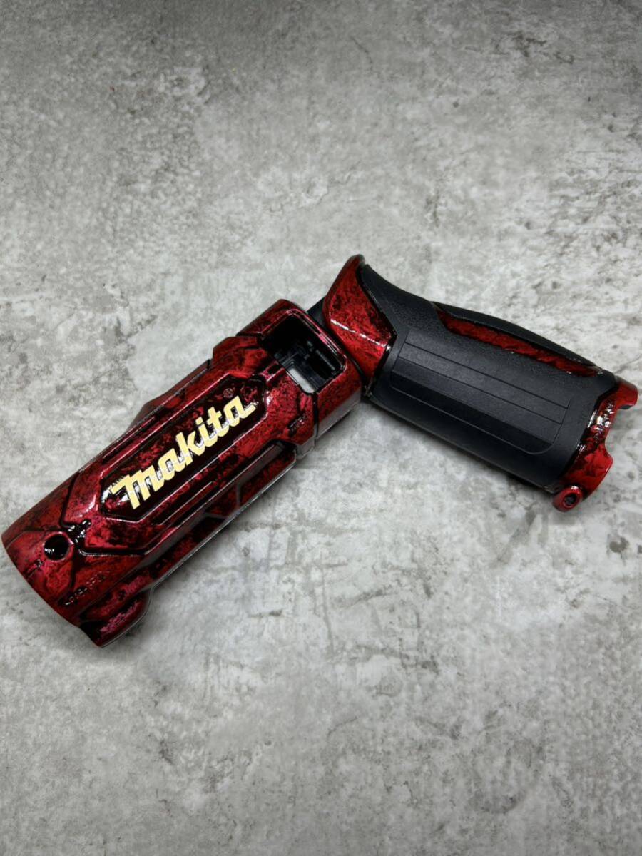 Makita DF012D 充電式ペンドライバー オリジナルラップ塗装 ペンインパクト 腰袋 腰道具 鳶 ハイエース ニックス TD022D マキタ拍卖