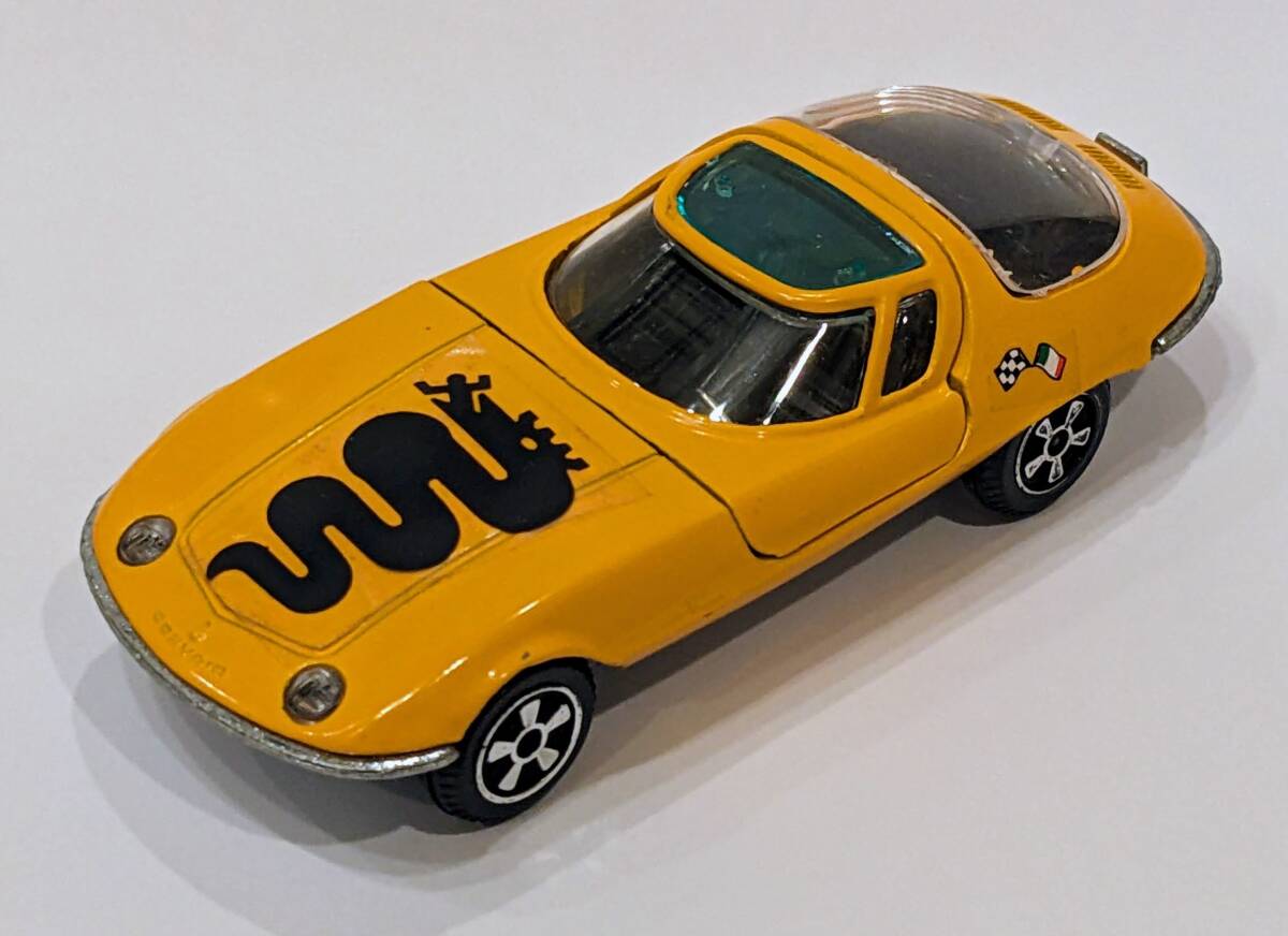 【美品】60年代 伊ポリトーイ シボレー・コルベア・ベルトーネ 1/43 イタリア製 箱付き ジウジアーロ拍卖