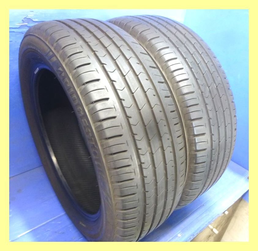 2020年製 8分山 2本セット 高級 ブリヂストン ★ エコピア NH100 【195/55R16】 2本★QH0711 プリウス拍卖