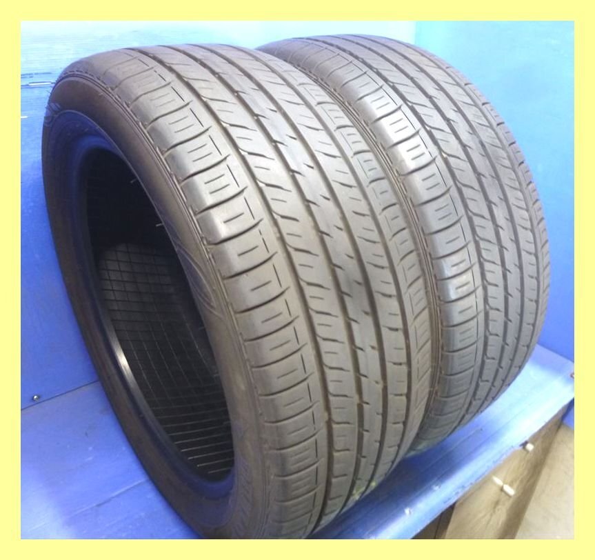 2020年製 7分山 8分山 2本セット ダンロップ ★ エナセーブ EC300 【215/50R17】 2本★QH0698 リーフ プリウスα拍卖