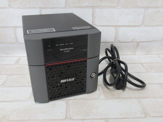 AG0783 Ω 新DK 1172h 保証有 BUFFALO【 TS3220DN0402 】バッファロー TS3220DNシリーズ 2TB×2 TERASTATION 動作確認/初期化済 鍵無拍卖