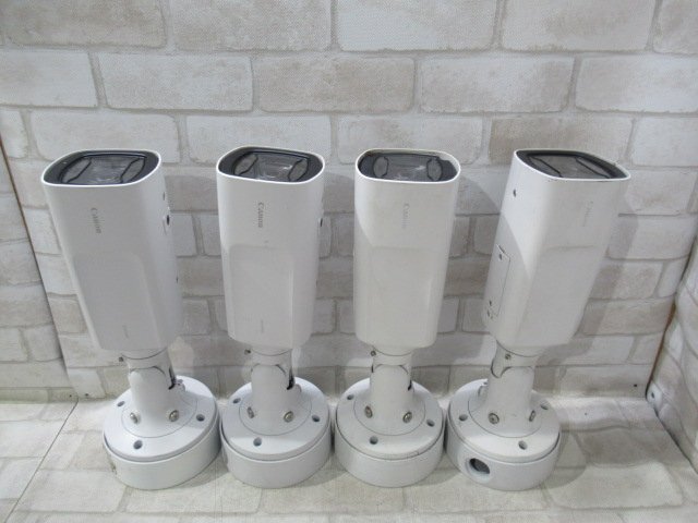 Ω 新LE 0193k 保証有 Canon【 VB-M740E 】キャノン 超広角ネットワークBOXカメラ 4台セット PoE対応 動作/初期化OK 領収書発行可能!拍卖