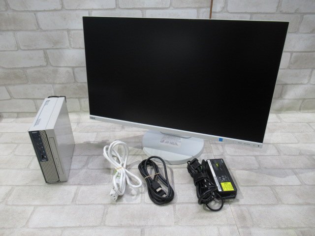 12095 Ω 新DCD 3286♪ NEC【 MultiSync E241N-C 】+【 Mate MKM22C-5 】 【 Win11 Pro / Core i5-9500T / 8.00GB / SSD:256GB 】AC付拍卖