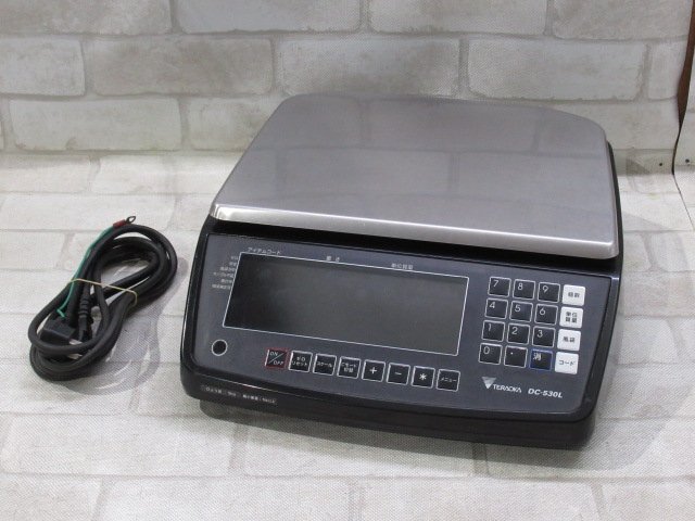 Ω 新DK1 1182♪ 保証有 TERAOKA【 DC-530L 】寺岡 特大蛍光表示型カウンティングスケール ひょう量5㎏拍卖