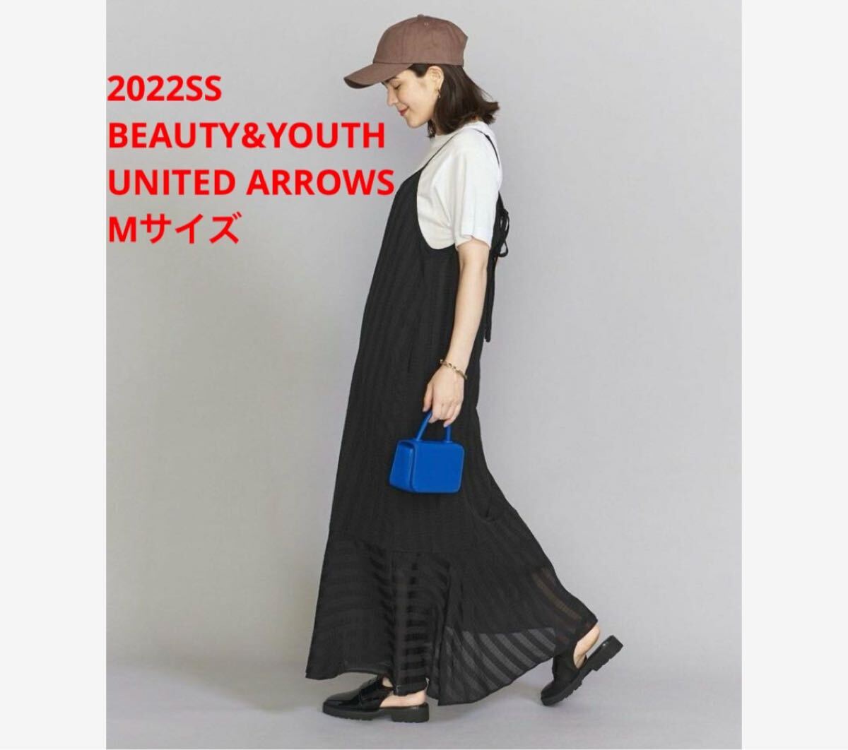 未使用*BEAUTY&YOUTH UNITED ARROWS キャミワンピ 黒k拍卖