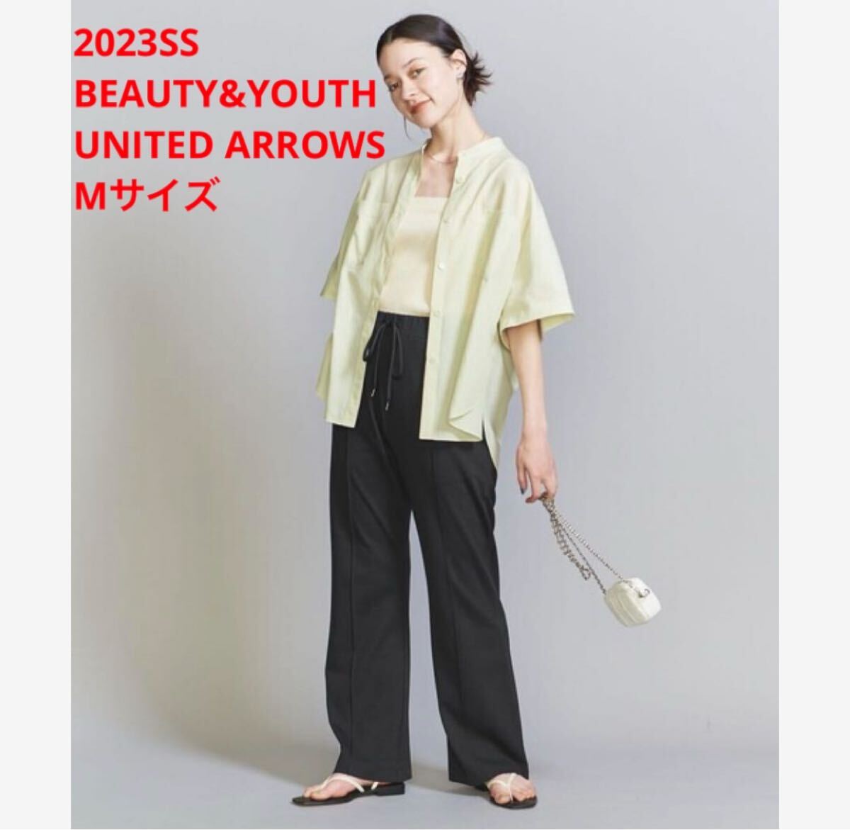 ほぼ新品*BEAUTY&YOUTH UNITED ARROWS ポンチパンツ 黒拍卖