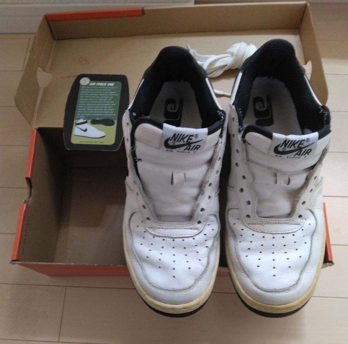 NIKE★エアーフォースワン AIR FORCE1 B★25.5 6.5★当時物★程度良好!?拍卖