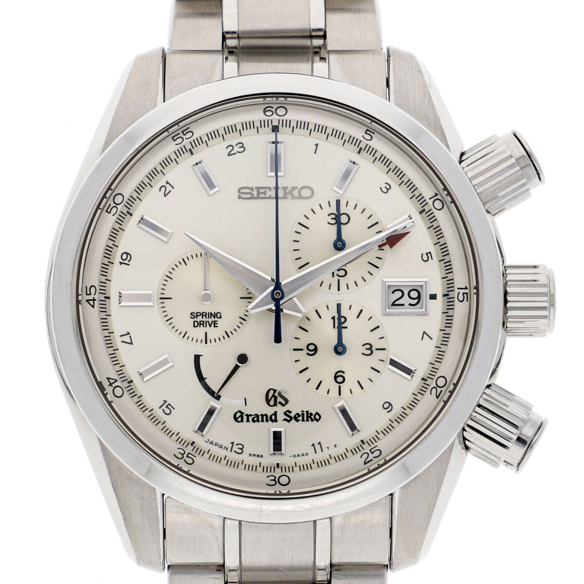 SEIKO セイコー 9R86-0AA0 グランドセイコー シルバーダイヤル SS スプリングドライブ メンズ【133111】拍卖