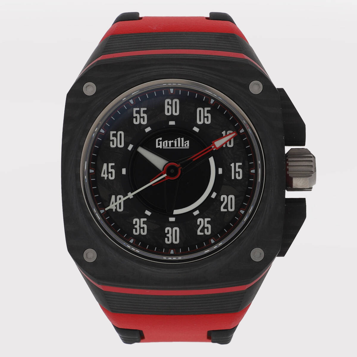 Gorila FBY24.0 レガシー ブラックダイヤル TI/カーボン/アルミ 自動巻き 純正ボックス 保証書 メンズ【133245】拍卖