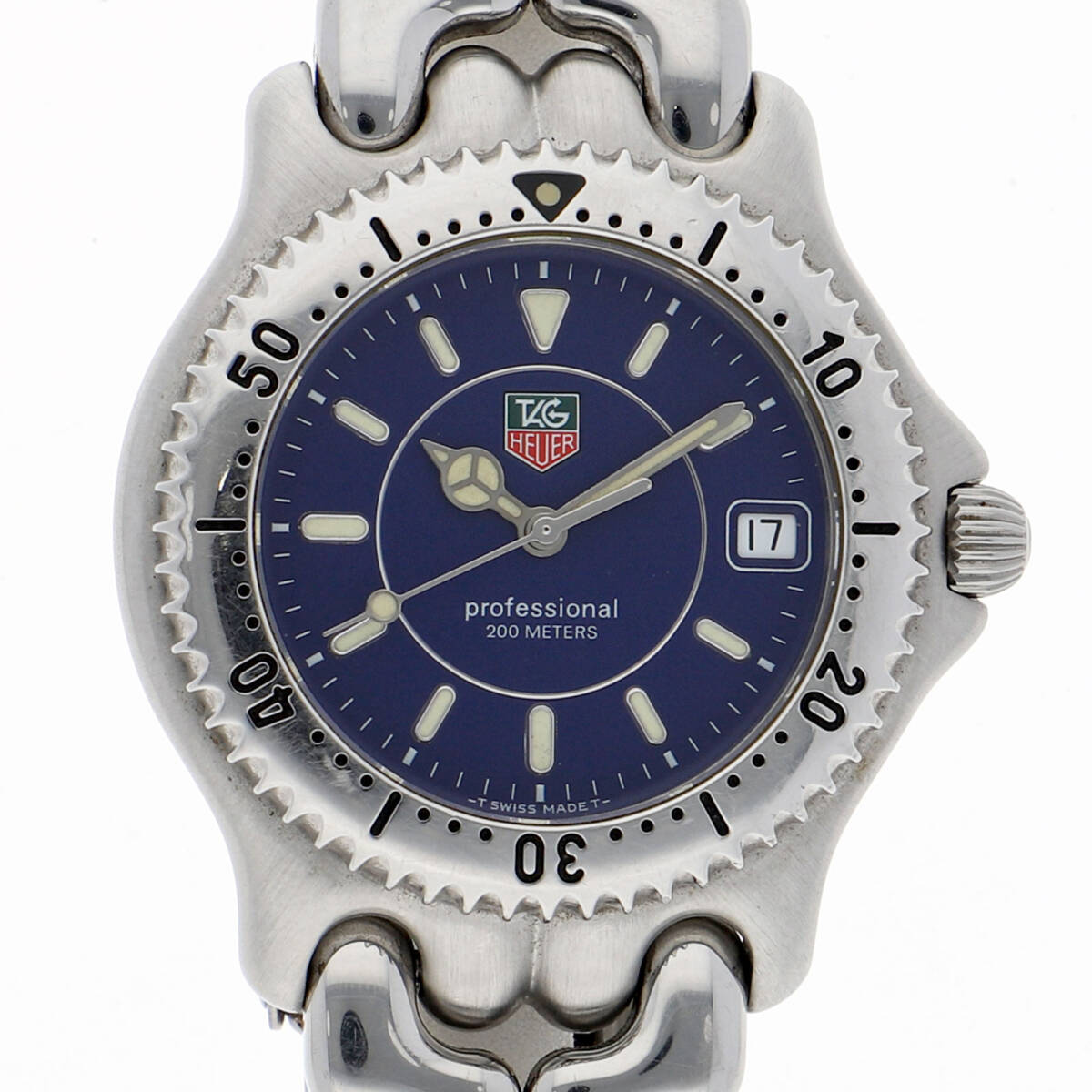 TAG HEUER タグホイヤー WG111A プロフェッショナル200 ネイビーダイヤル SS クオーツ メンズ【134154】拍卖