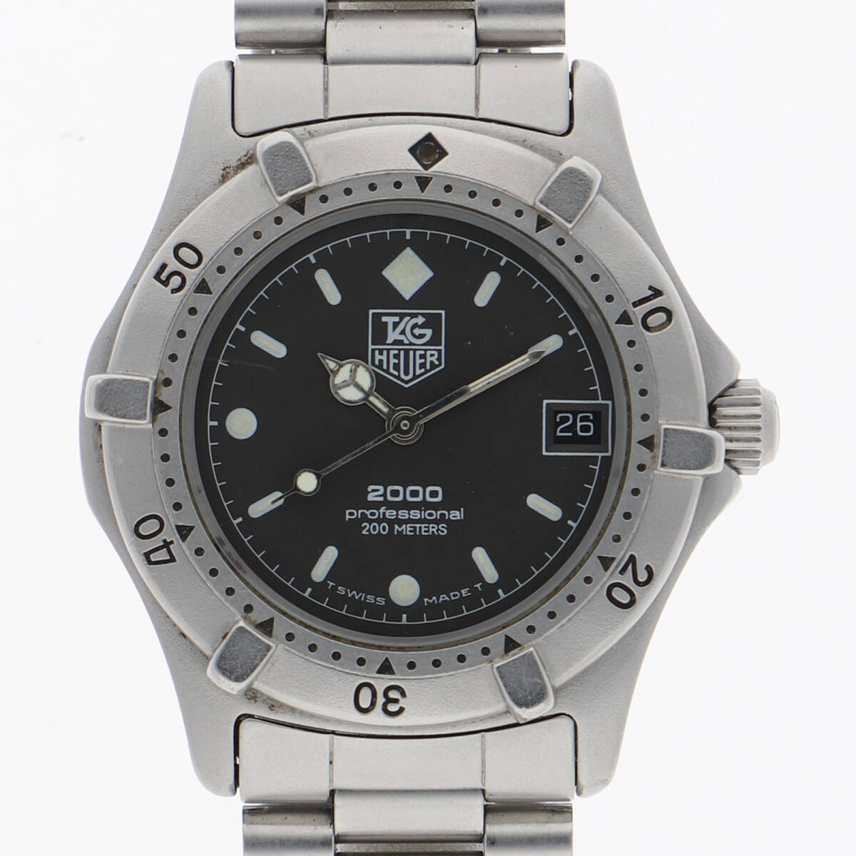 TAG HEUER タグホイヤー 962.013 2000シリーズ グレーダイヤル SS クオーツ ユニセックス【134102】拍卖