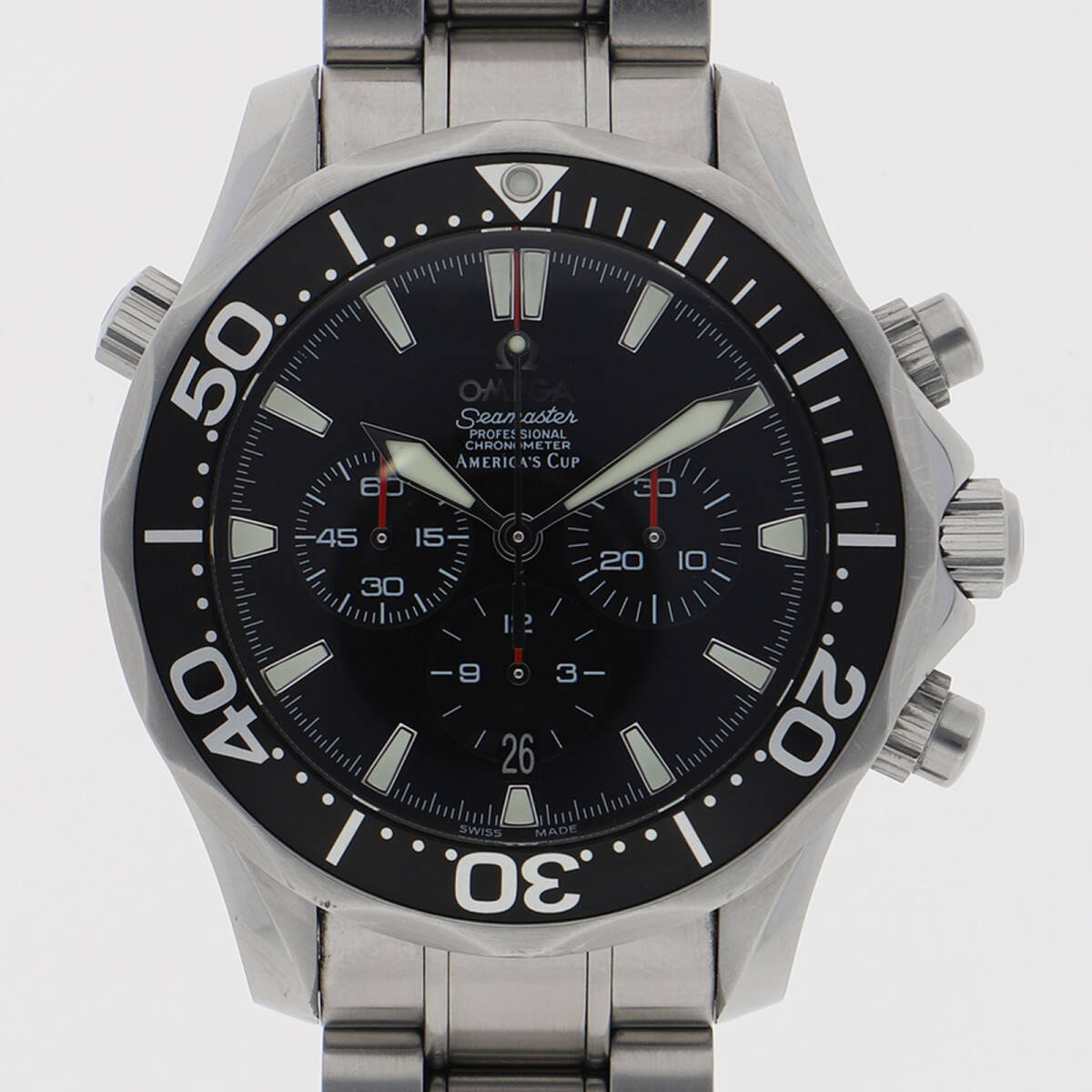 OMEGA オメガ 2594.52.00 シーマスター ブラックダイヤル SS 自動巻き メンズ【134174】拍卖