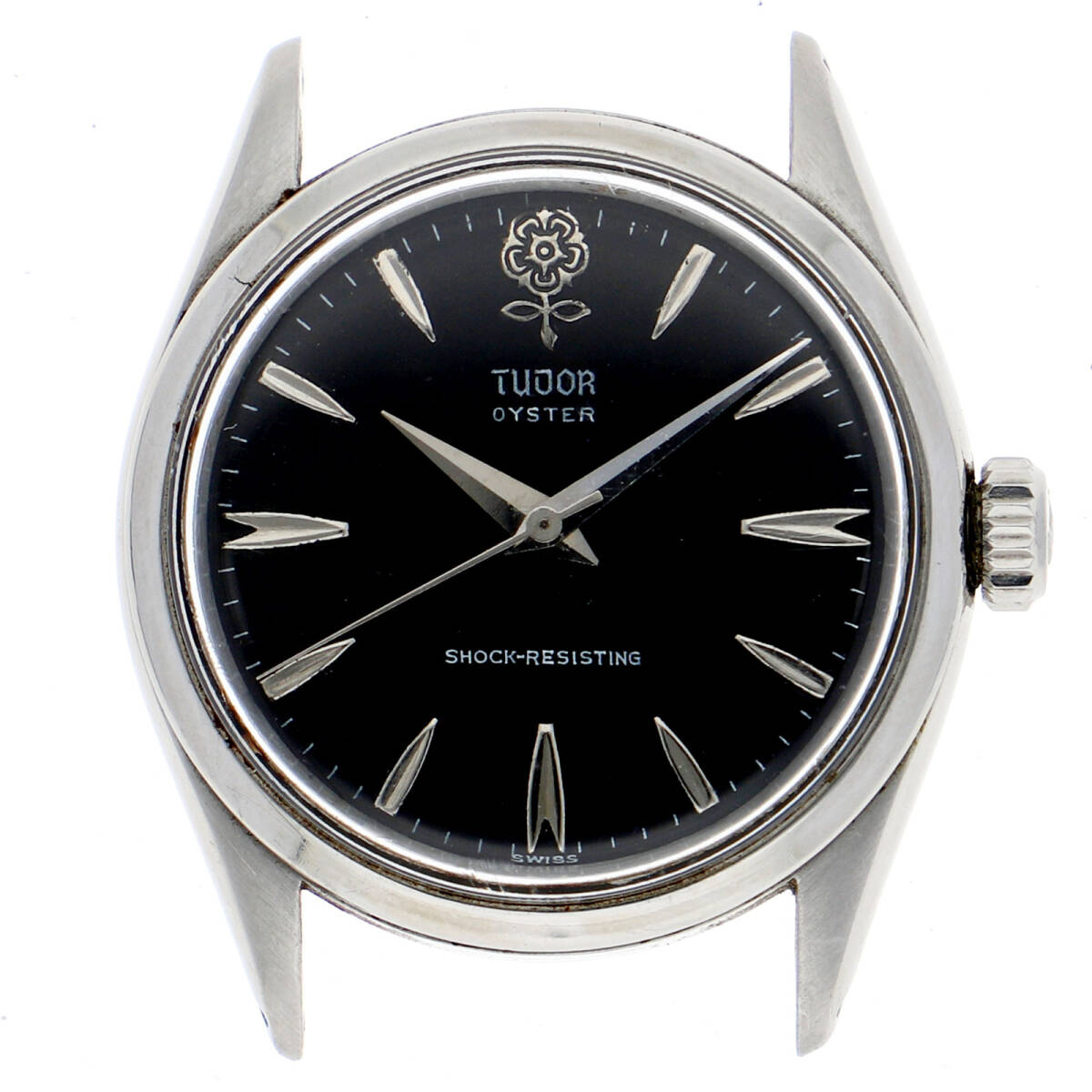 TUDOR チュードル デカバラ ブラックダイヤル SS 手巻き メンズ【134264】拍卖