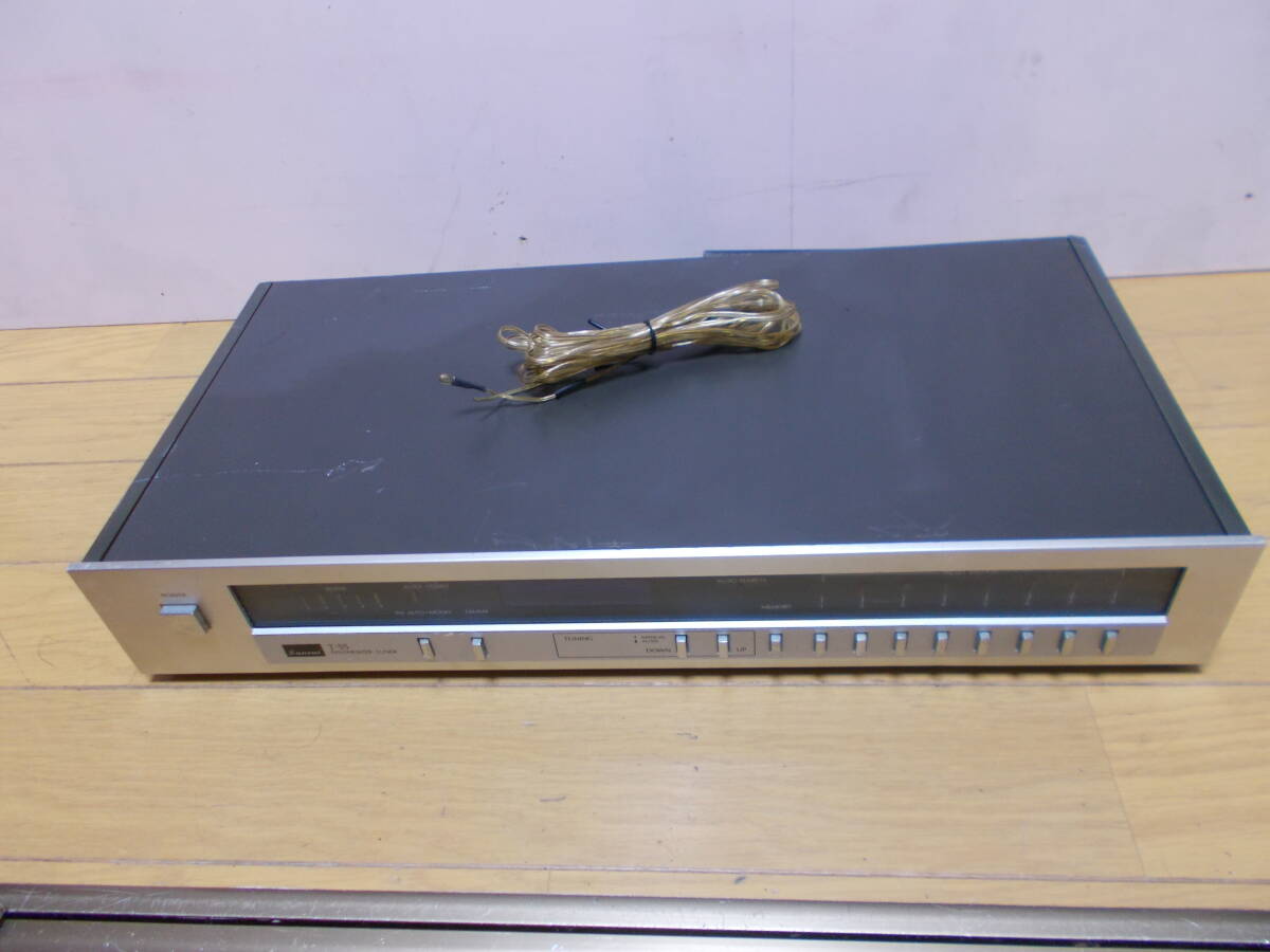 山水電気 サンスイ Sansui T-55 AM/FM ステレオチューナー 清掃 FM AM受信出力確認済 アンテナコードおまけ拍卖