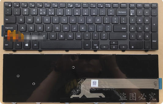 新品 DELL inspiron 15-5577 3567 3565 3568 英語ノートパソコン バックライトなし キーボード拍卖