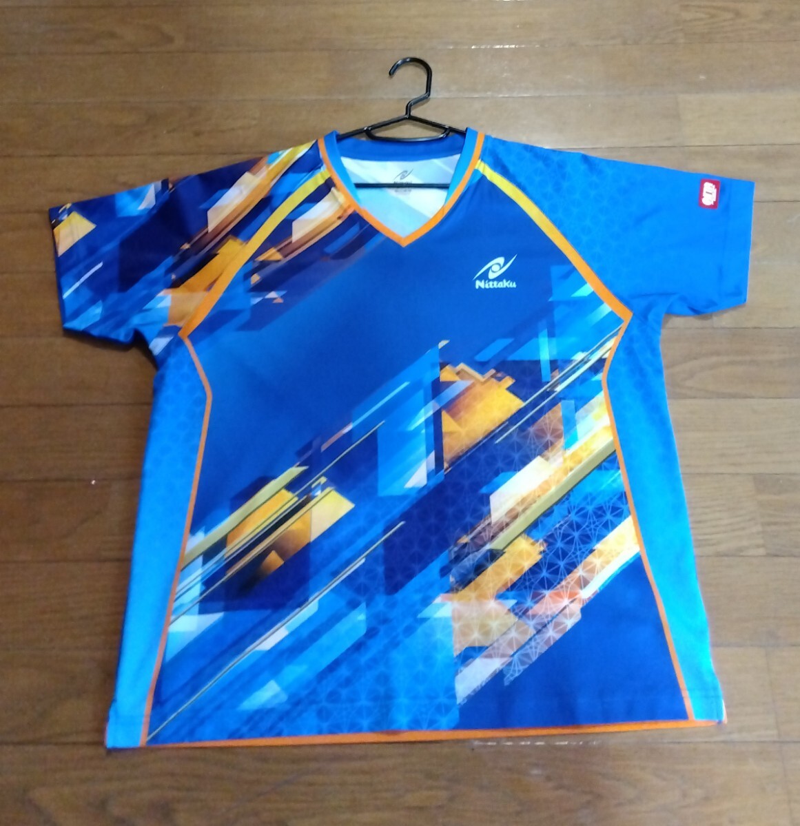 卓球ニッタクシャツ青M◇拍卖