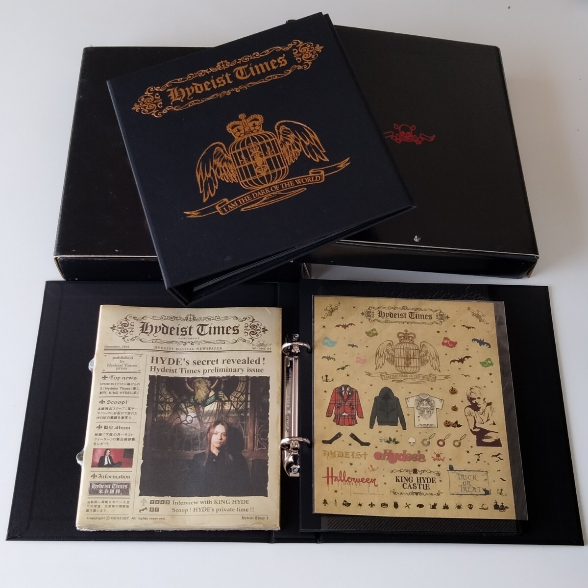 【VOL.00~3/ステッカー付】未開封FC会報+バインダー2/HYDEIST TIMES/HYDE ハイド/ハイディストタイムス/L'Arc-en-Ciel/ラルク アン シエル拍卖