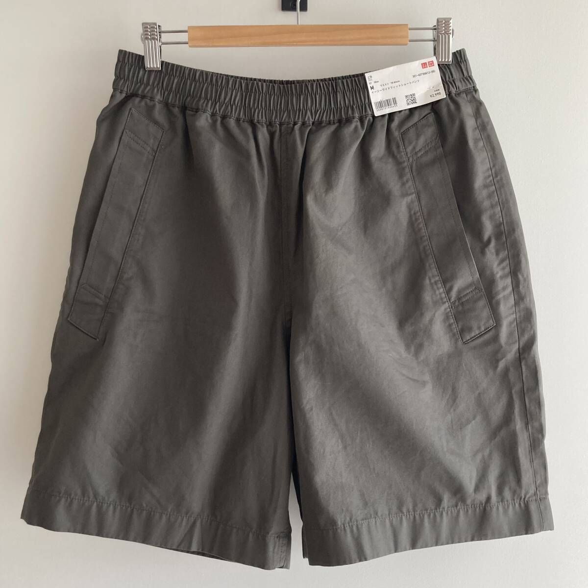 UNIQLO U 437304 イージーワイドフィットショートパンツ 57 OLIVE M 未使用 ユニクロ Short Pant Christophe Lemaire クリストフ・ルメール拍卖