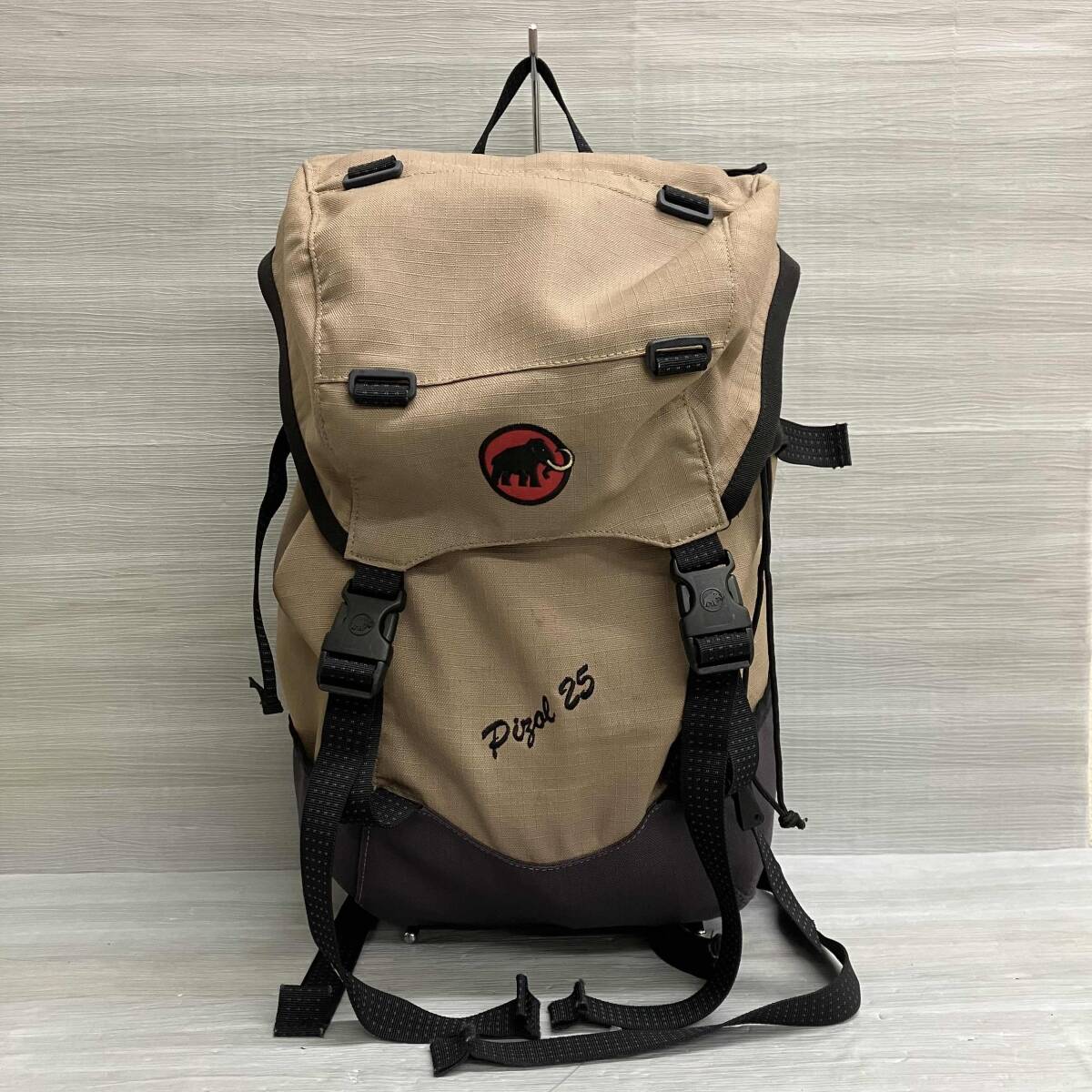 MAMMUT マム-ト 316020 Pizol25 リュック ベージュ アウトドア 使用感 汚れあり拍卖