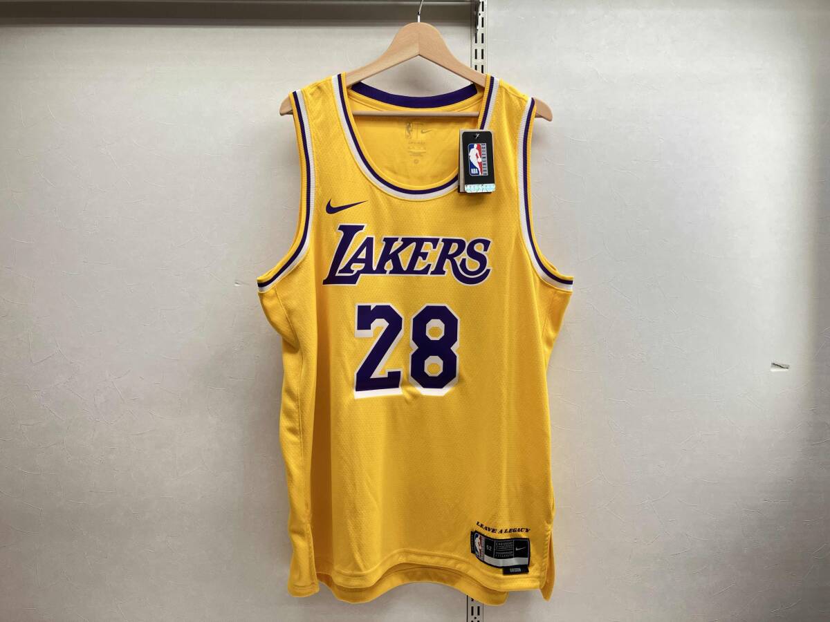 NIKE ナイキ NBA ロサンゼルス・レイカーズ 八村塁 28 22/23 バスケットボールウエア タンクトップ DN2009-732 サイズ XL拍卖