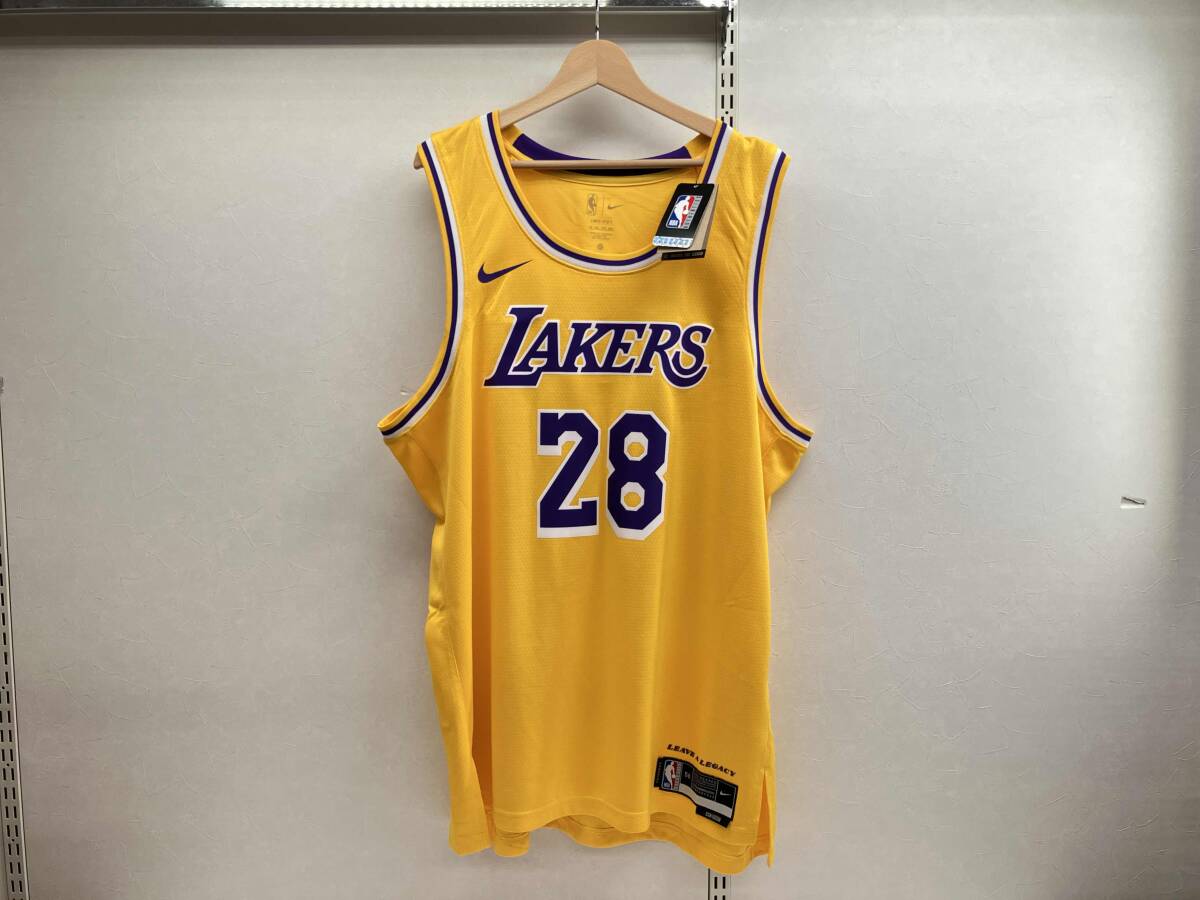 NIKE ナイキ NBA ロサンゼルス・レイカーズ 八村塁 28 22/23 バスケットボールウエア タンクトップ DN2009-732 サイズ XXL拍卖